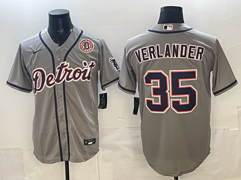Men Detroit Tigers #35 Verlander white Game Nike MLB Jersey 2026009->detroit tigers->MLB Jersey